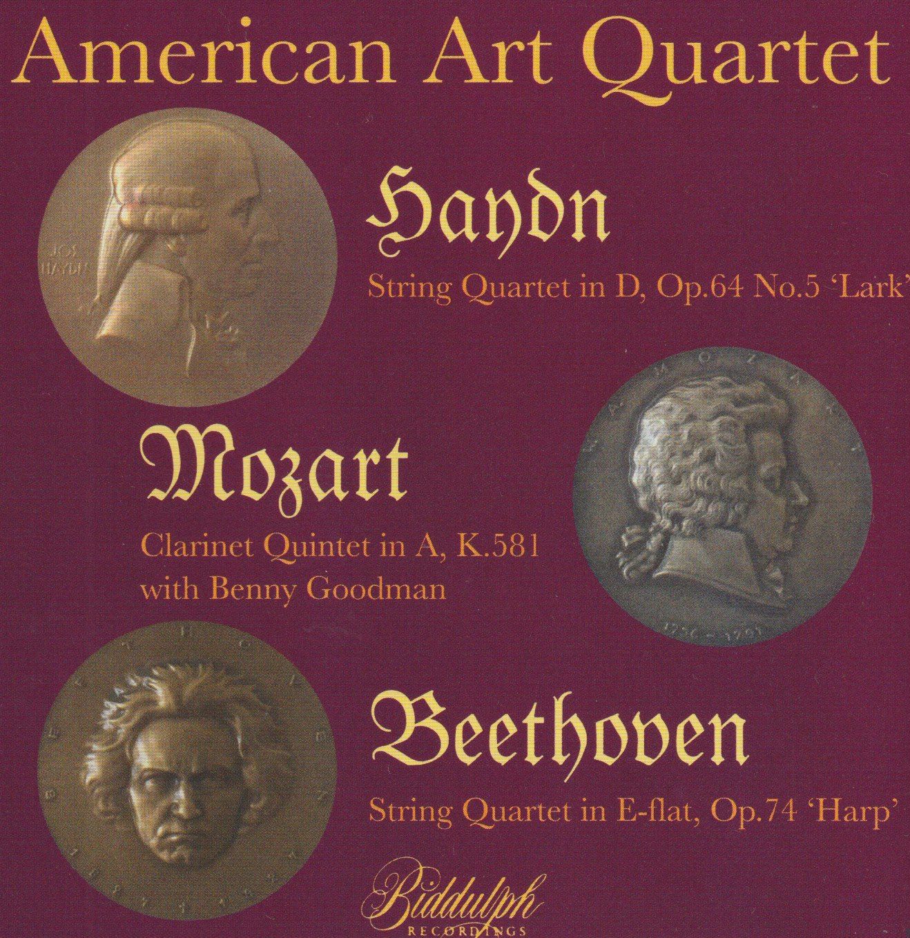 American Art Quartet plays Haydn, Mozart & Beethoven