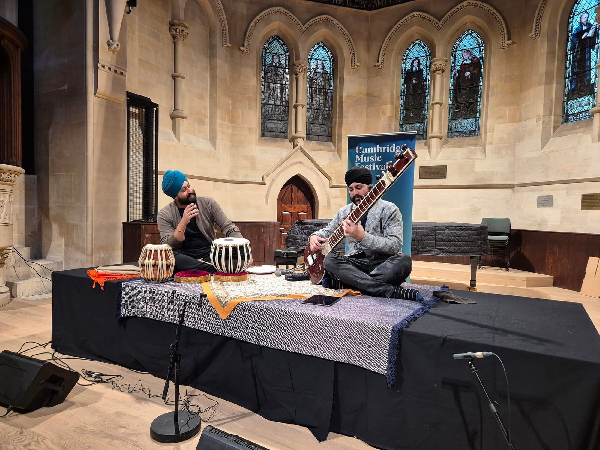 Jasdeep Singh Degun at the Cambridge Music Festival